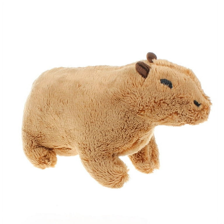 Capybara Plush Toys, Stuffed Animals, 20cm Simulation Animal Capybara Plush  Toys, Cute Soft Animal Flaxen Capybara Plushies Doll, Capybara Stuffed