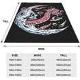 thumbnail image 7 of Cool Design Graphic Throw Blankets for Couch & Bed, 40"X30" Fleece Blanket Flannel Blanket Super Soft & Warm Blankets for Fall and Winter Lightweight Fuzzy Cozy Microfiber Blankets, 7 of 7