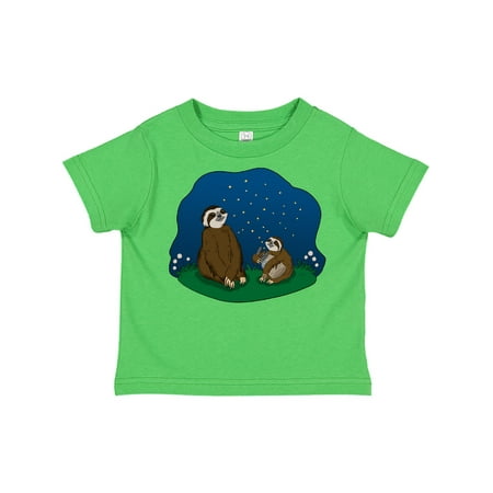 

Inktastic Summer Sloths With Fireflies Gift Toddler Boy or Toddler Girl T-Shirt