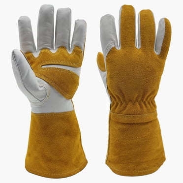 SorenCut Welding Gloves for Men 932°F Fireproof Thermal Wear-Resistant 13 Inch XL for MIG Oven Grill Fireplace