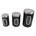 thumbnail image 1 of 3Pcs Kitchen Canisters Set Sealed Jar Jar Tea Jar Visible Food Jars Canisters, 1 of 7