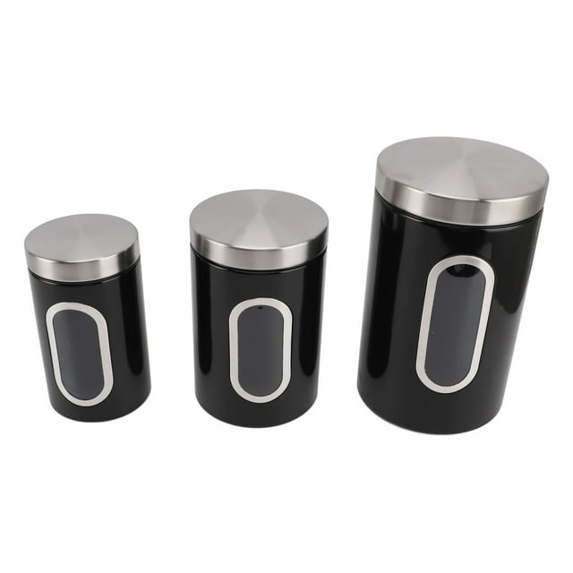 3Pcs Kitchen Canisters Set Sealed Jar Jar Tea Jar Visible Food Jars Canisters