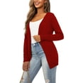 thumbnail image 3 of OTHYROCE Women Sweater Button up V Neck Female Cardigans With Pockets S-XXL, 3 of 7