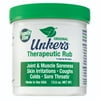 Unker's Therapeutic Rub Throat Remedies Cough & Cold Cream