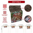 thumbnail image 6 of Christmas Tree Truck Dog Table Runner 14x72in Non-Slip Cotton Linen Table Runners, Winter Snowflakes Dresser Scarves TableRunner for Dinner Kitchen Dining Wedding Party, 6 of 9