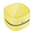 thumbnail image 1 of Kearding Aspiradora de escritorio compacta y ligera ABS, cubo de basura fácil de vaciar, potente succión portátil Computadoras y accesorios amarillo, 1 of 6
