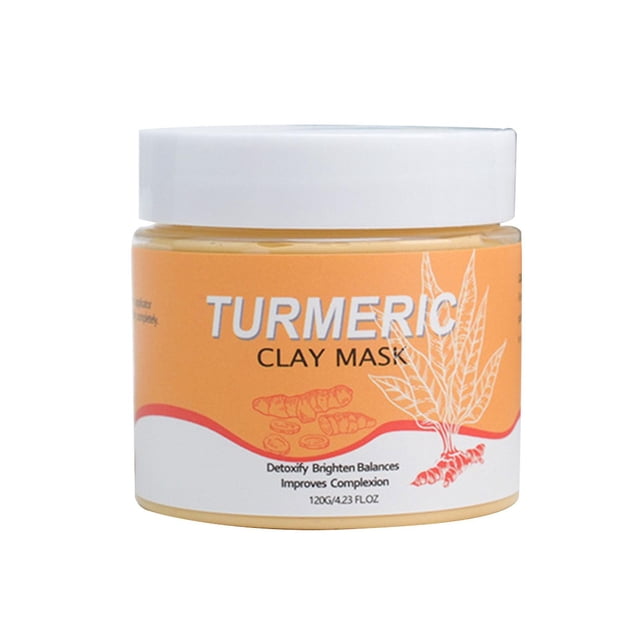 Mascarilla facial HUOGUO, lodo nutritivo de arcilla de cúrcuma, 120 ml