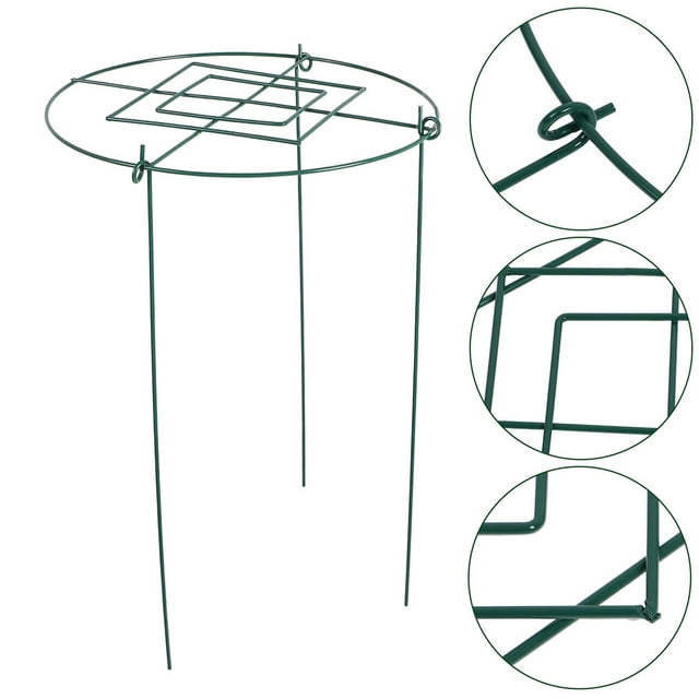 KALLORY 2Pcs Hybrid Climbing Frame Iron Green Climbing Support for Gardeners