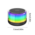 thumbnail image 1 of Altavoces Bluetooth Inalámbricos,Colorido Sistema de Sonido Mini Fresco con Luces Multicolores,Ipx6 Impermeable 10W Estéreo 10 Horas de Tiempo de Juego,Altavoces Bluetooth Al Aire Libre para Acampar E, 1 of 2
