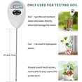 thumbnail image 4 of YSPUKY Moisture Meter for Plants, Soil Test Kit Plant Water Meter for Indoor & Outdoor, Garden, Farm, Lawn Plant Care, No Battery Needed(White), 4 of 7