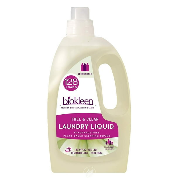 Biokleen Laundry Detergent Liquid, Concentrated, EcoFriendly, Non