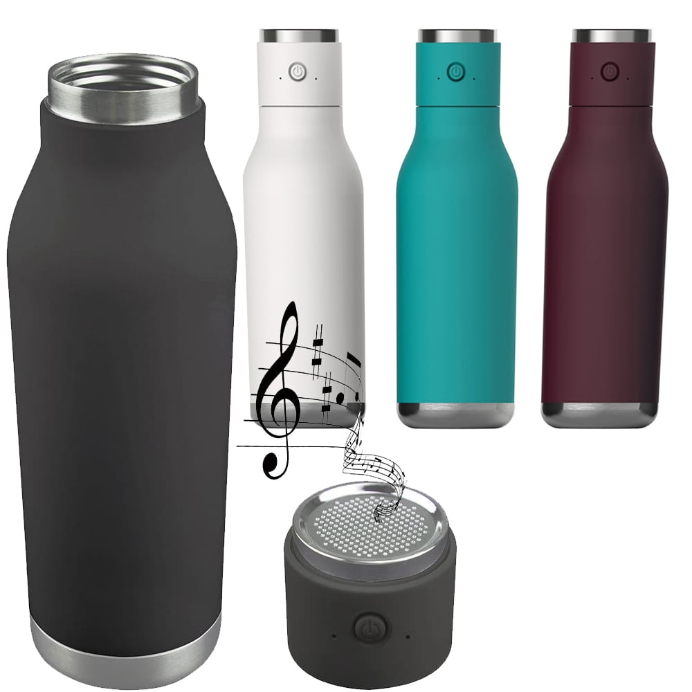 Asobu Doublewalled Stainless Steel Waterbottle with Bluetooth Speaker