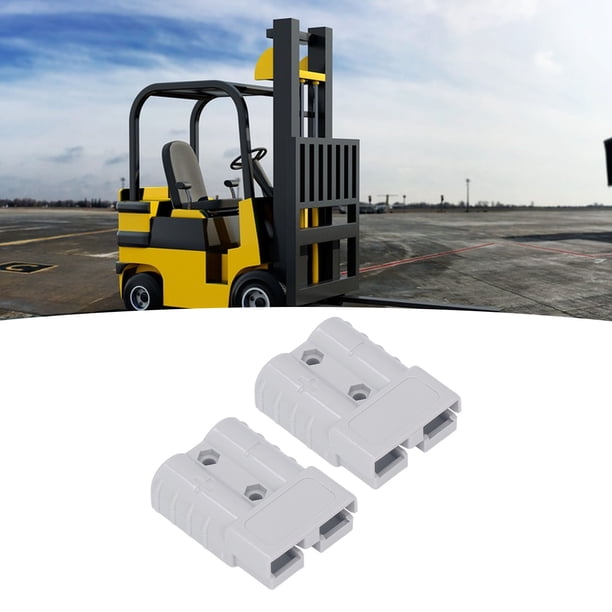 Enchufe Eléctrico De Desconexión De Conexión Rápida De Batería, 2 Juegos De Carcasa De PC 50A 600V Kit De Conector Rápido De Batería De Conductividad Fuerte Para Remolques