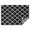Black and White-1, variant on Black and White Geometric Lattice Pattern Rectangle Tablecloth 60"x84",Waterproof Polyester Rectangle Table Cloth, Wipeable Spillproof Polyester Tablecloth for Dining, Camping, Indoor and Outdoor