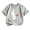 AB384 Light Gray, variant on Bainana Boys Short Sleeve T Shirts Ghost Print Breathable Tops Big Kids Halloween Tees