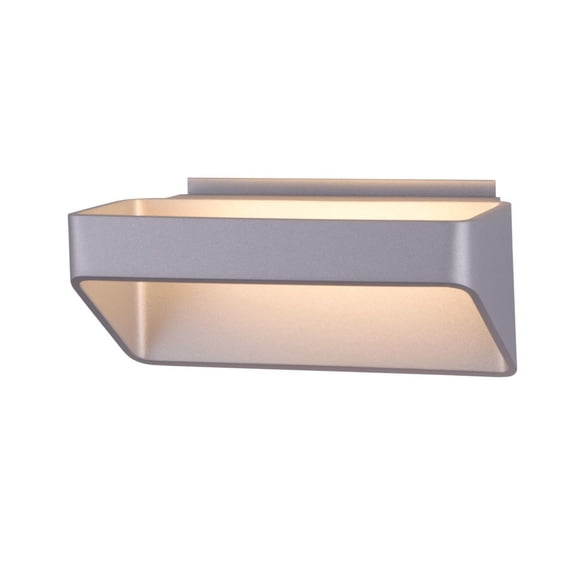VONN Atlas 10" ETL Certified Integrated LED Aluminum/Acrylic Wall Sconce Silver