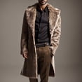 thumbnail image 2 of Youmylove Outwear Jacket FurThick Solid Color Outdoor Men Outdoor Warm Clothing, 2 of 4