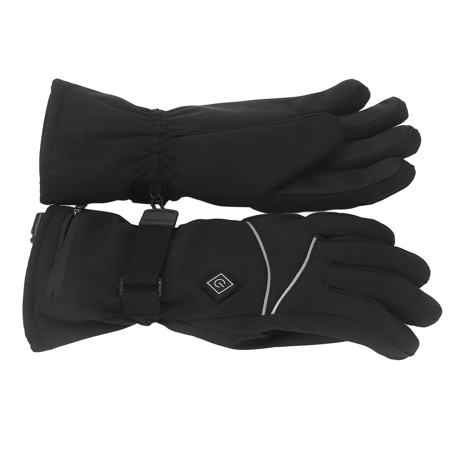 YAHHU Heated Gloves Skiing Snowboarding Electric Battery Heated Gloves with 3 Heating Levels for Men Women, Windproof Thermal Hand Warmer for Winter Outdoor Sports, Size M (13.0 inches / 33 cm)