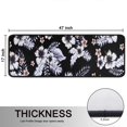 thumbnail image 5 of Kitchen Rugs Sets Of 2,Pioneer Flower Floral Print Pattern Anti Fatigue Kitchen Mat Rugs Non Slip Washable,Decorative Kitchen Floor Mats for Kitchen,Sink,Laundry,17"x47"+17"x47", 5 of 5