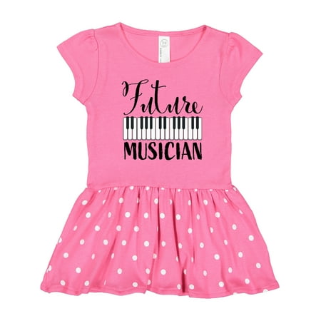

Inktastic Future Musician- Piano Music Gift Toddler Girl Dress