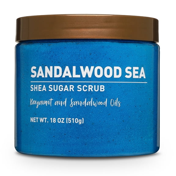 Sandalwood Sea Sugar Scrub for Deep Exfoliation and Skin Softening