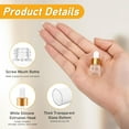 thumbnail image 6 of 20 Pack Mini Dropper Bottle for Cuticle Oil, 1ml Small Sample Essential Oil Dropper Bottles for Travel, Clear Empty Vails for Cosmetic Perfume, 6 of 7