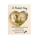 thumbnail image 1 of Abrazo de bolsillo para peluqueros caninos con tarjeta de felicitación de acrílico en forma de corazón. Abrazo de bolsillo para peluqueros de mascotas. Regalos de recuerdo de agradecimiento., 1 of 8