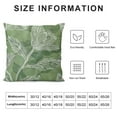 thumbnail image 5 of MLJA Sage Throw Pillow Covers Rustic Tulip Floral Pattern Cushion Decorative Satin Pillowcases for Bedroom Living Room Sofa Home,, 5 of 5