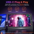 thumbnail image 2 of Monitor portátil cocopar de 17,3" 4K UHD 60 Hz USB-C HDMI, 2 of 9