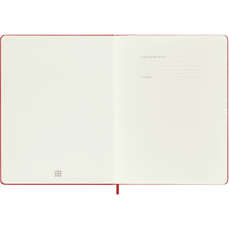Moleskine Classic Notebook, Hard Cover, XL (7.5