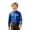 A-Blue80, variant on JAJAHO Boys Button Down Shirt Long Sleeve Stand Collar Regular Fit Dress Shirts School Uniform Formal Wear For Kids 2-14Y Soft Tops
