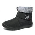 thumbnail image 5 of Womens Winter Snow Boots Faux Fur Lined Warm Waterproof Ankle Boots, 5 of 10