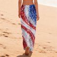thumbnail image 5 of 4th of July Pajama Pants for Women Soft Pajama Bottoms Comfy Drawstring Sleepwear Long Pajamas Sleepwear, 5 of 5