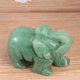 thumbnail image 1 of Houderco De Elefante De Piedra Natural Verde Con Acabado Para En Casa U Oficina, 1 of 4