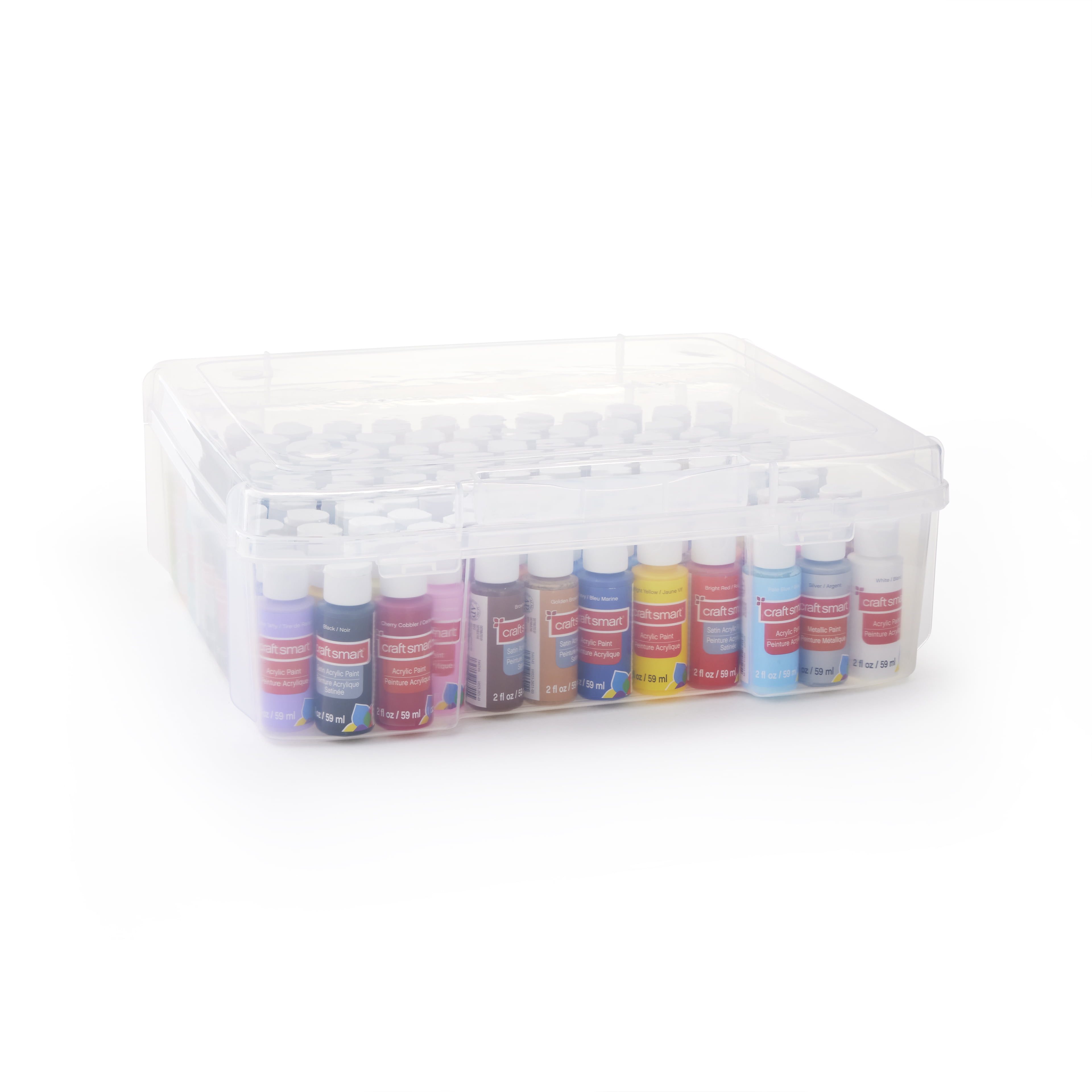 12" x 12" Storage Craft Case by Simply Tidy - Portable Case for Sewing - Crafts - Stickers - Pens - and Pencils - 1 Pack