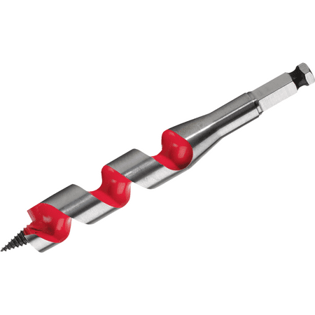 UPC: 0045242091638 | Milwaukee 48-13-0873 Ship Auger Bit  Wide Flute  3 in L Flute  Hex Shank  7/16 in Dia Shank