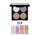 thumbnail image 4 of Paleta de sombras de ojos HUOGUO, 4 colores, brillante y perlado mate, 4 of 4