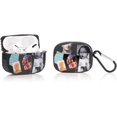 thumbnail image 2 of Funda de silicona suave de dibujos animados compatible con AirPods Pro - Funda protectora divertida a prueba de golpes [Serie Cartoon Art] (Arte negro), 2 of 4