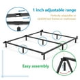 COMASACH 7 Inch Metal Queen Bed Frame, Bed Base for Box Spring, Heavy