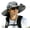 Gray, variant on Solar Fan Hat, Wide Brim Sun Hat, Cooling Bucket Hat with Dual Power 2 Built-in Fans for Fishing Gardening Outdoor Activities