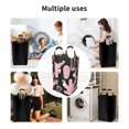 thumbnail image 4 of DouZhe 50L Rectangular Laundry Basket, Pink Ucculent Plant Cactus Prints Waterproof Foldable Laundry Hamper with Aluminum Handles, 4 of 6