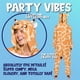 thumbnail image 2 of ¡Onesie Funziez! Disfraz ajustado de animal adulto para Halloween, 2 of 5