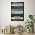 thumbnail image 3 of 10 Commandments Canvas Wall Art Exodus 20 1-17 Poster God''S Word Sign Wall Decor For Home Office Apartment Ready To Hang (Wood Frame 12 * 18 In), 3 of 5
