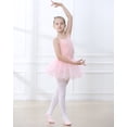 thumbnail image 5 of Stelle Sleeveless Ballet Leotard Girls Tutu Dress Camisole Skirted Ballerina Outfit,Ballet Pink,3-4T, 5 of 7