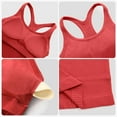 thumbnail image 4 of Women's Ribbed Camisole Workout Tank Tops with Built in Bra Basic Undershirt, 4 of 6