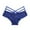 Blue, variant on EGNMCR Women's Cotton Underwear, High Waist Breathable Briefs, Soft Underpants, Ladies Stretch Panties Women's Fashion Transparent Low Waist G-string Pants Panties Thong Women thong