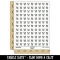 thumbnail image 2 of Delightful Kawaii Chibi Axolotl 200+ Round Stickers - White - Matte Finish - 0.50" Size, 2 of 3