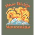 thumbnail image 2 of Adventure Society Blue Ridge Mountains Adult Olive Long Sleeve Hoodie-XS, 2 of 3