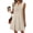 Beige, variant on Womens Long Dresses Breathable Loose Fit A Line Midi Dress 2026 Summer Sleeveless Crew Neck Interview Dress Basic for Night Out and Club S-XXXL
