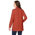 thumbnail image 2 of Woman Within Plus Size Perfect Long-Sleeve Mockneck Tee (Petite Available), 2 of 5